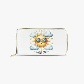 Long Type Zipper Purse - Sun, Shine On