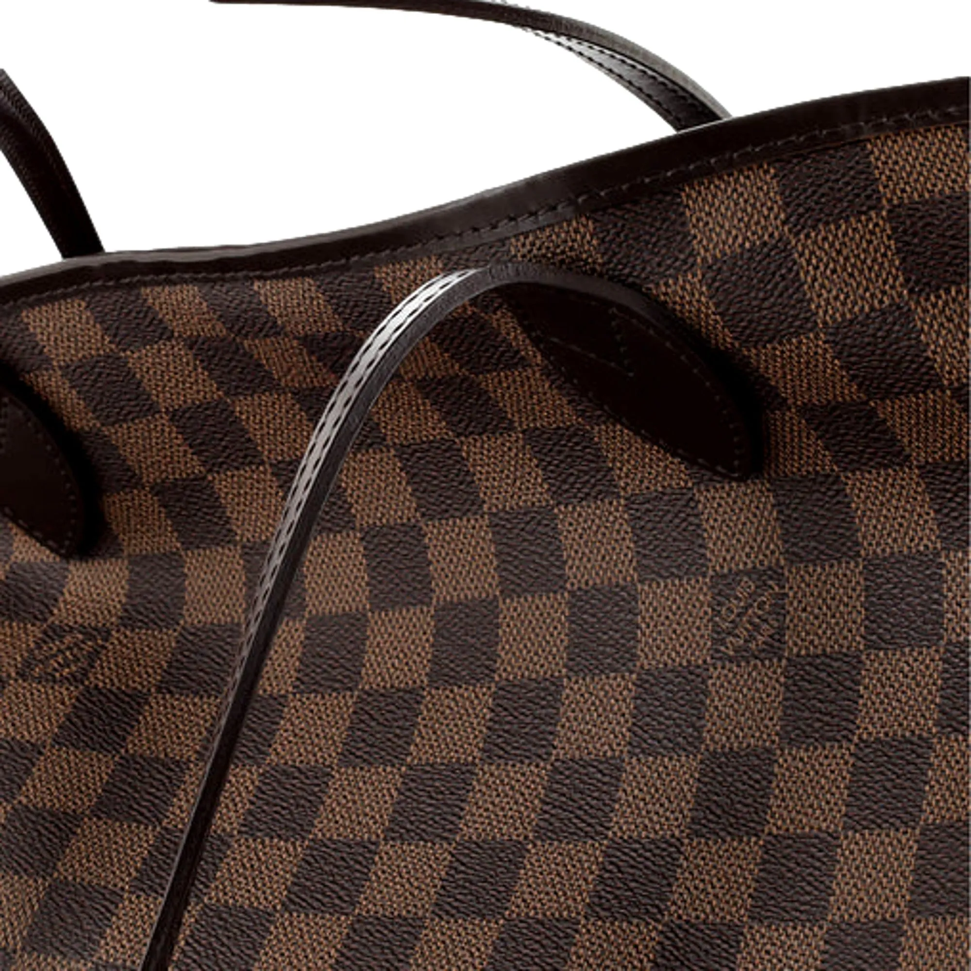 Louis Vuitton Neverfull Brown Tote Damier Canvas GM