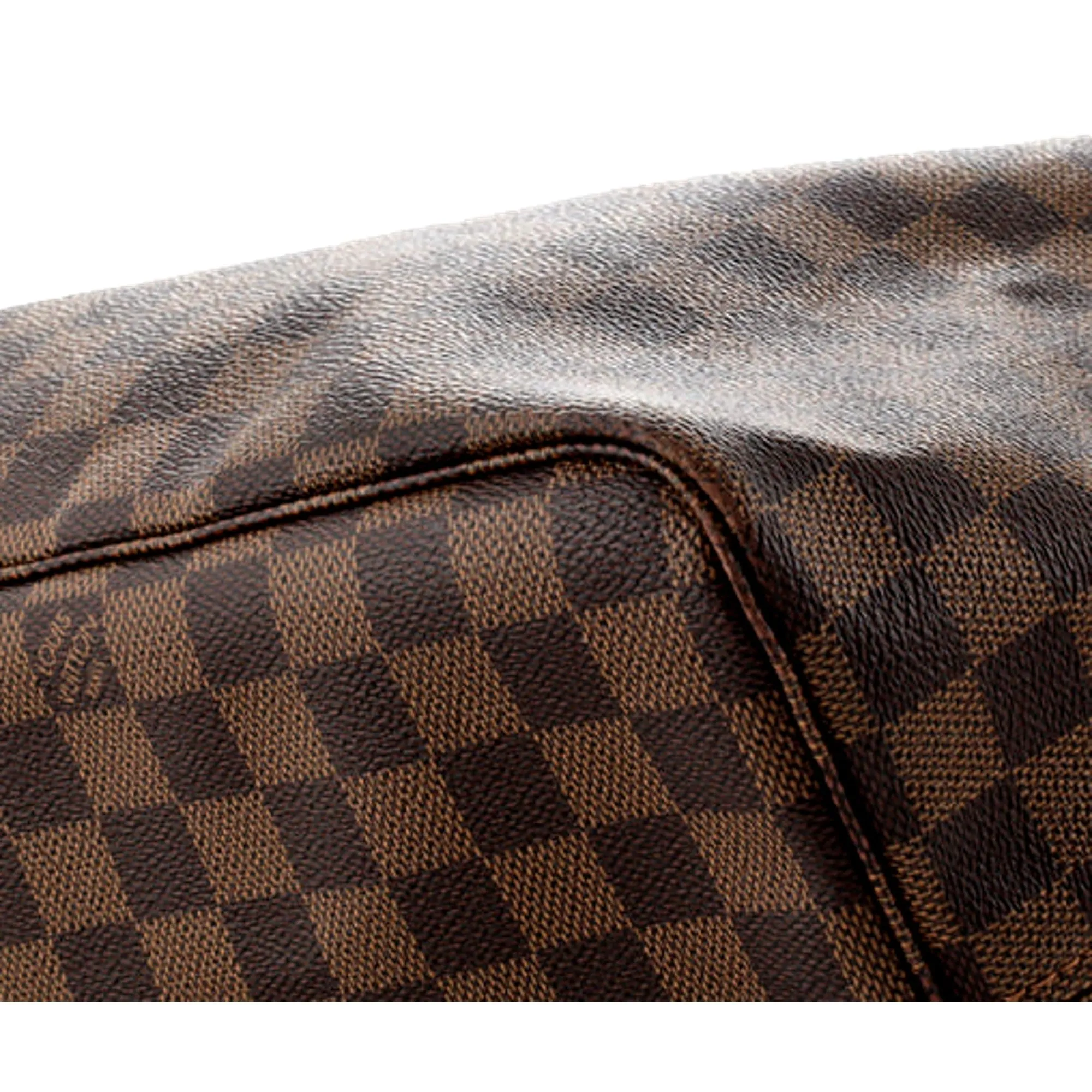 Louis Vuitton Neverfull Brown Tote Damier Canvas GM