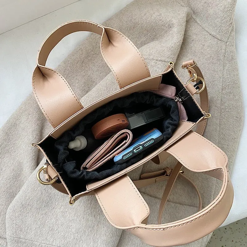 LovelyRLovely PU One-shoulder Messenger Bag