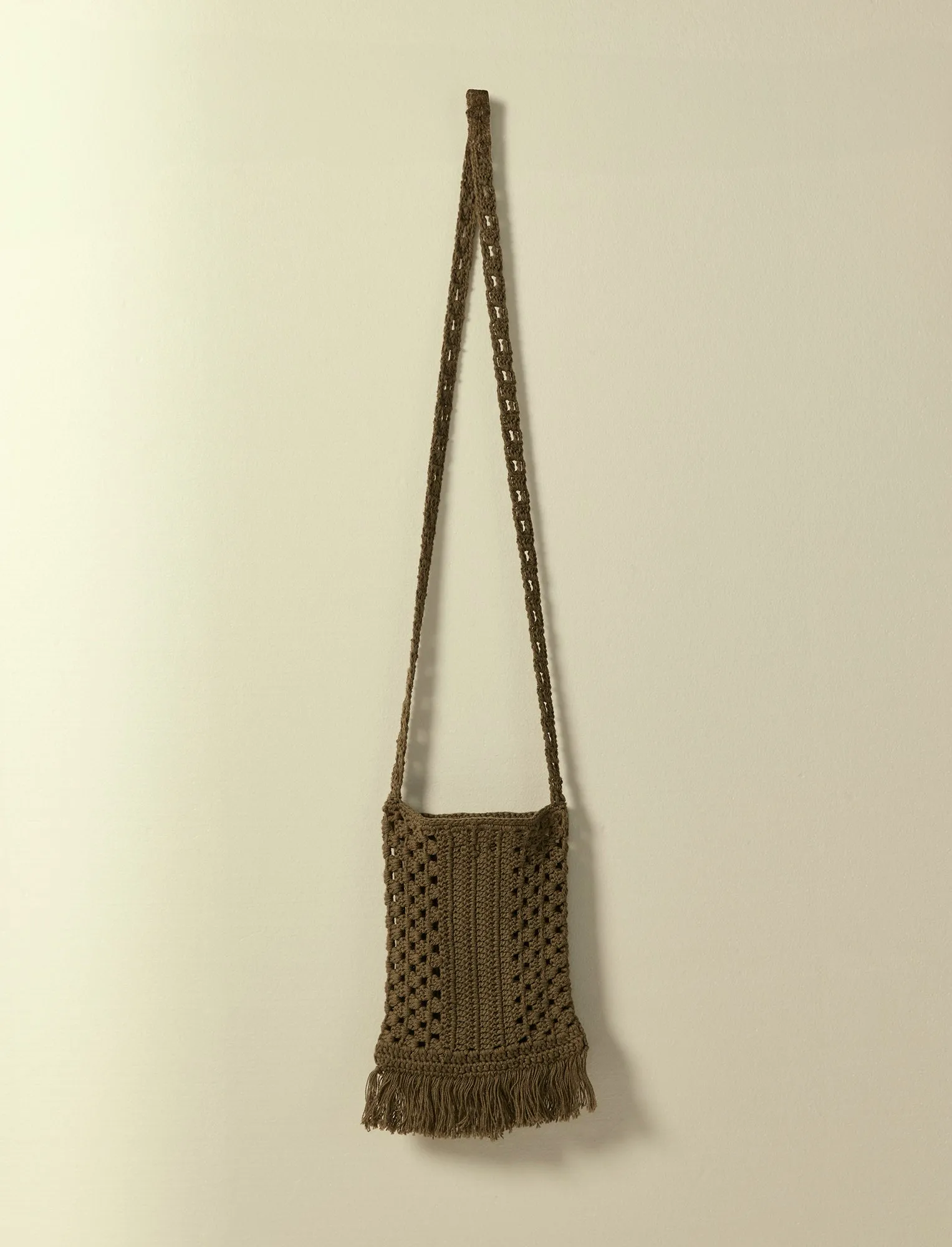 macrame messenger bag