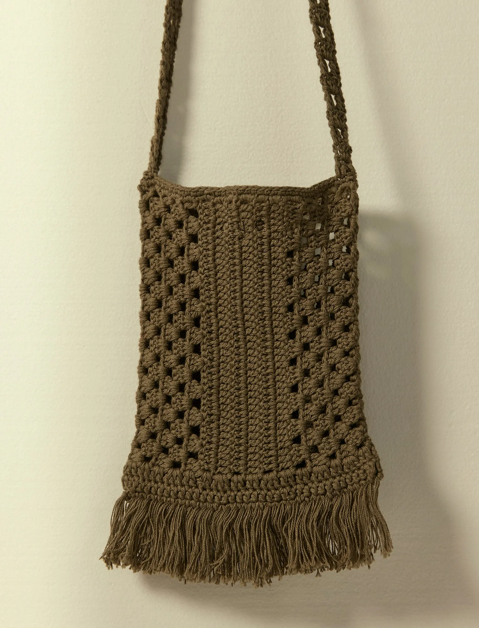 macrame messenger bag