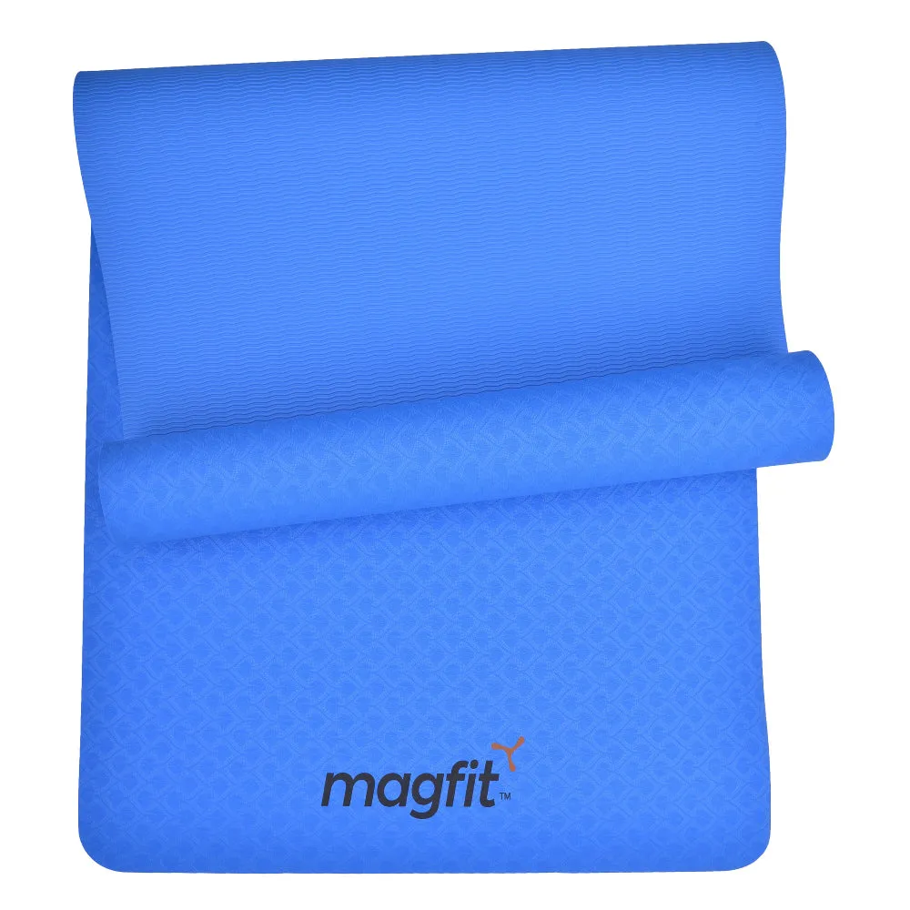 Magfit TPE Yoga Mat  6mm (Blue)