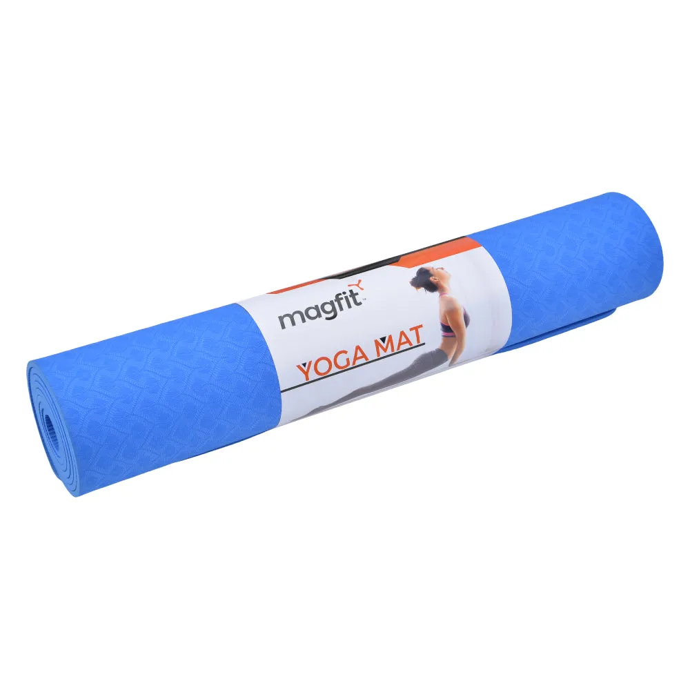 Magfit TPE Yoga Mat  6mm (Blue)