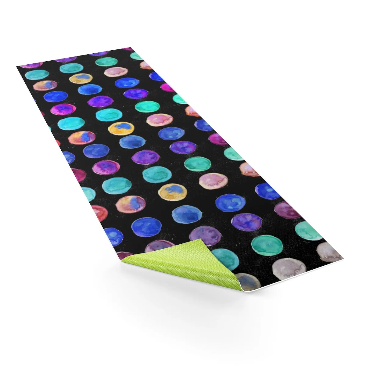 Maki Cute Polka Dot Colorful Yoga Mat Yoga Bag Full 2-Piece Set - Made in USA