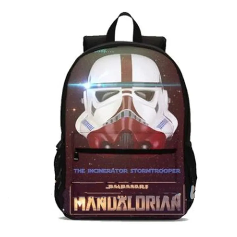 Mandalorian Print USB Charging Backpack