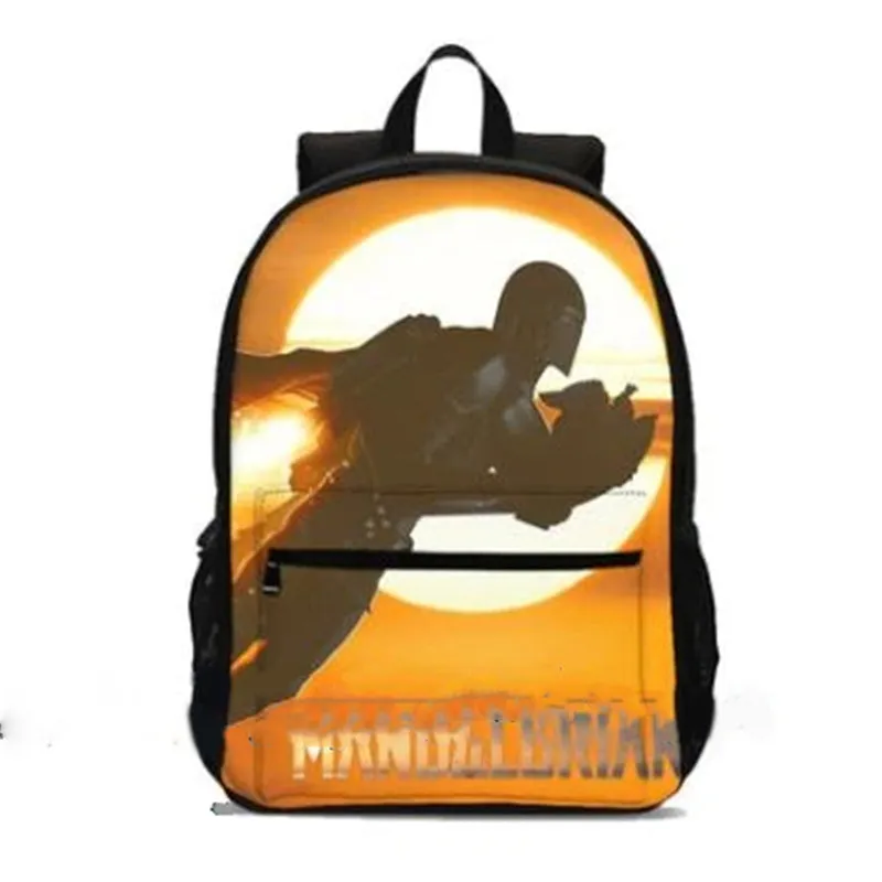 Mandalorian Print USB Charging Backpack