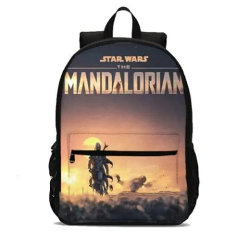 Mandalorian Print USB Charging Backpack