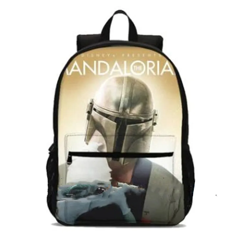 Mandalorian Print USB Charging Backpack