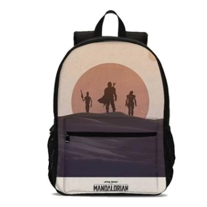 Mandalorian Print USB Charging Backpack