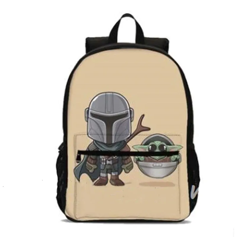 Mandalorian Print USB Charging Backpack