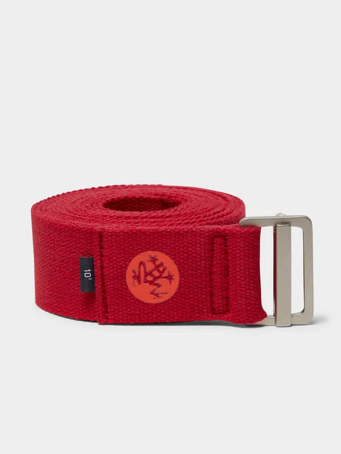 Manduka Align Cotton 10ft Yoga Strap Belt