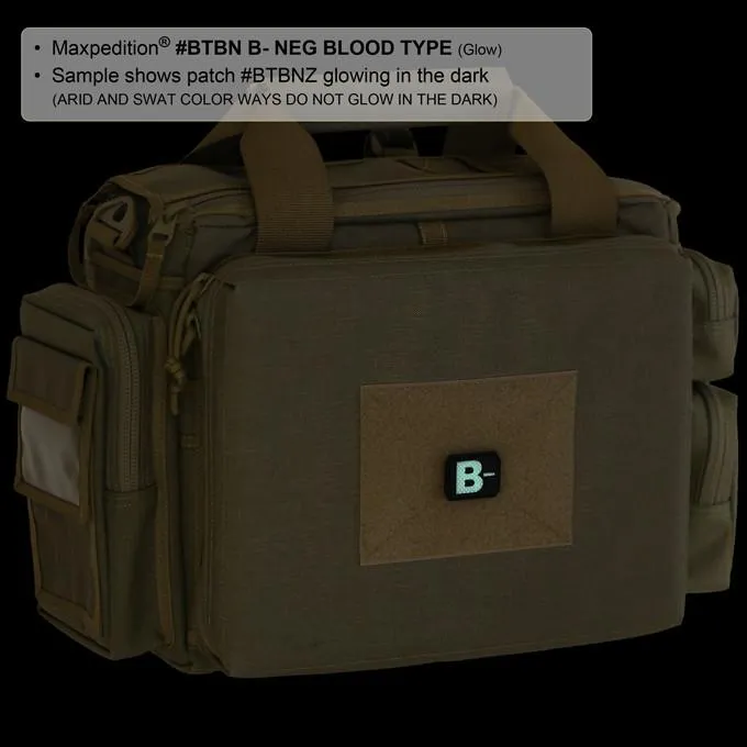 Maxpedition B- Blood Type Morale Patch (Swat)