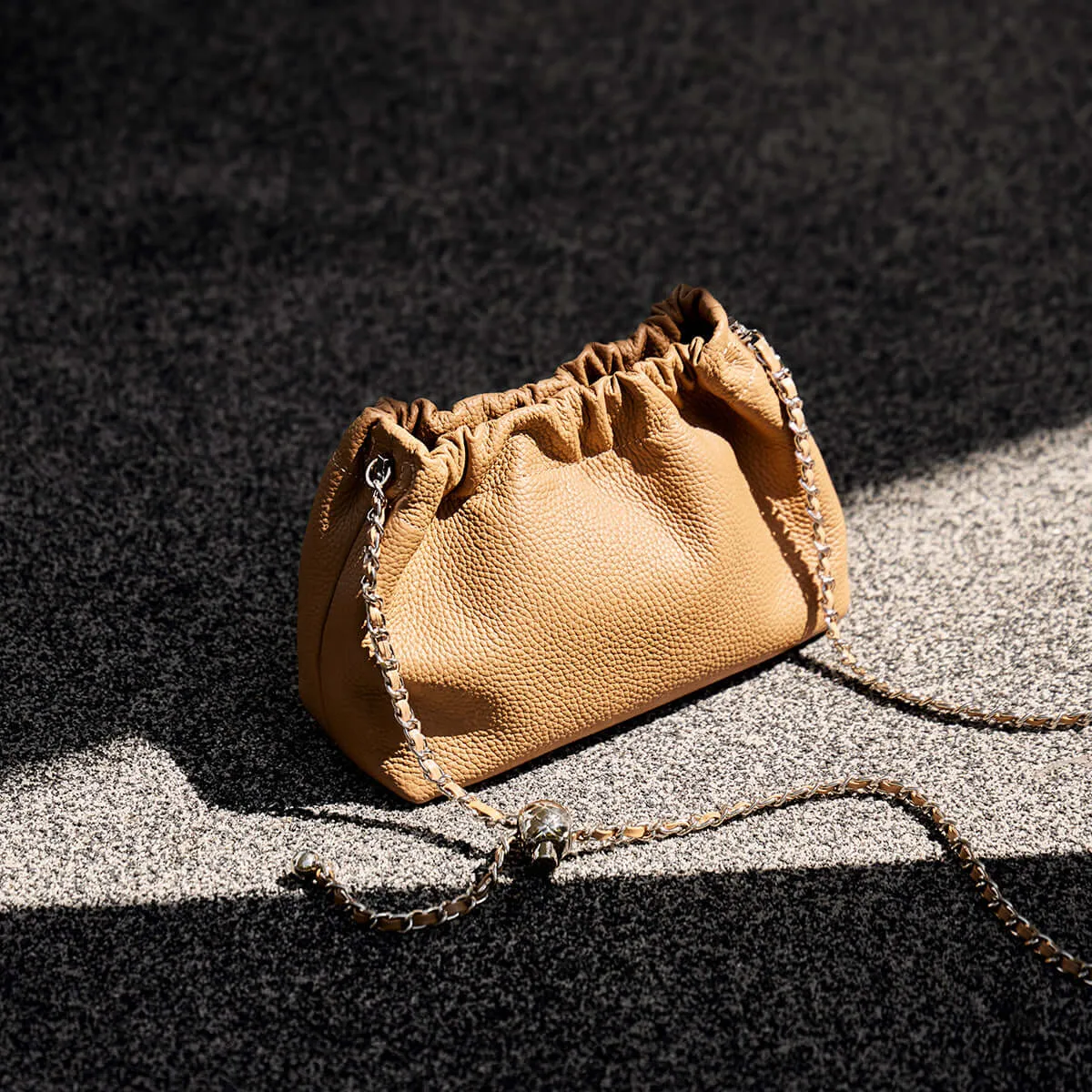 Mini Dumpling Clutch Crossbody Bag