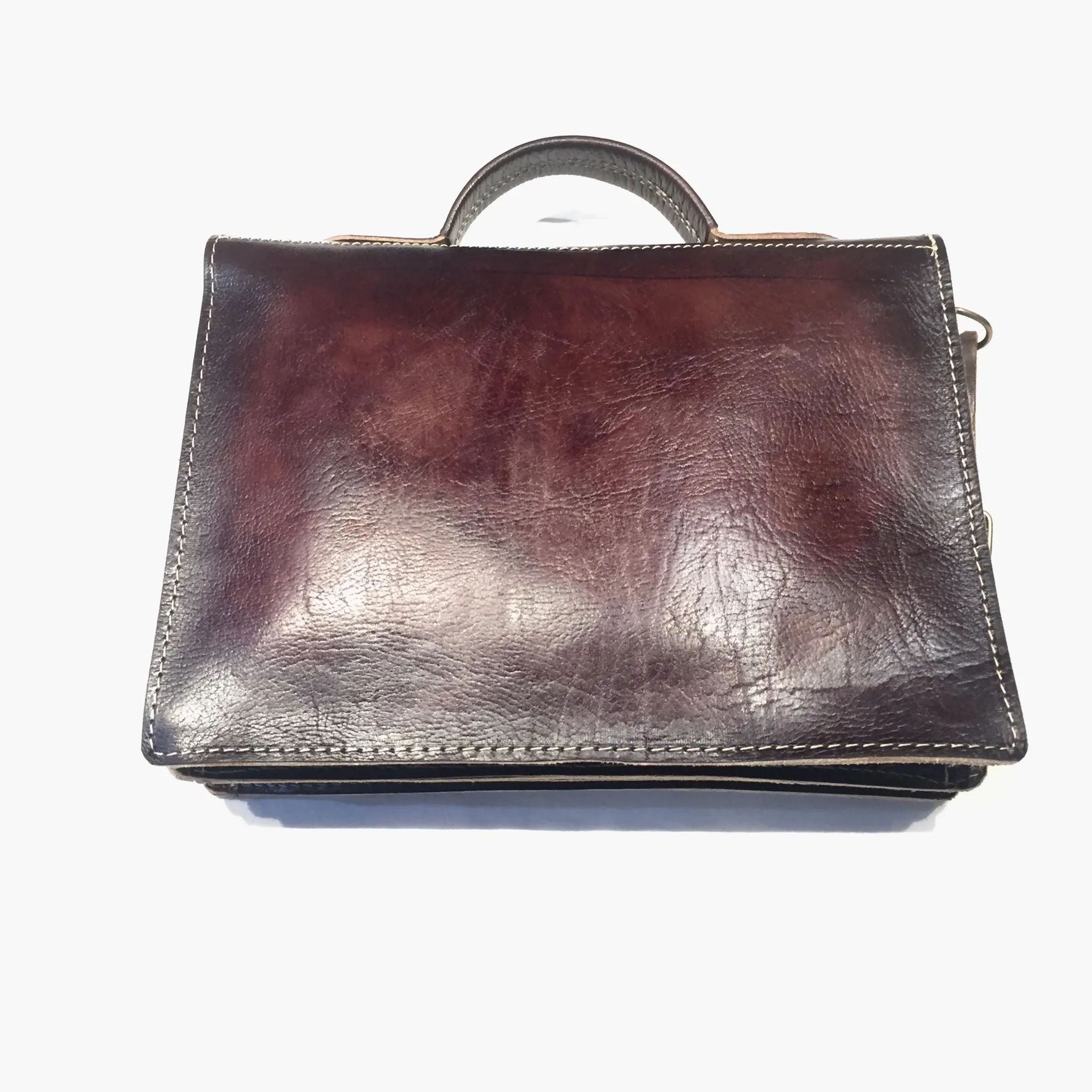 Moroccan Tuscan Aged Lambskin Messenger Bag