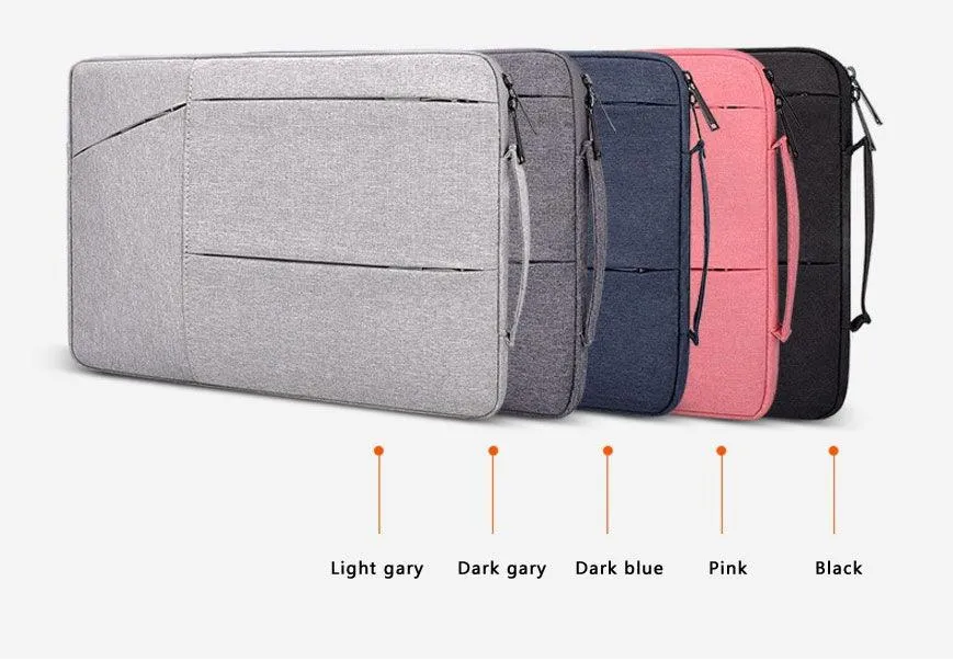 Multifunction High Quality Waterproof Laptop Sleeve Bag-Pink