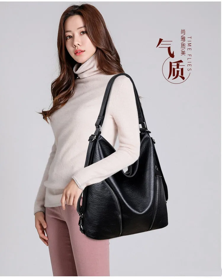 Multifunctional Vintage Women Messenger Bag Designer Shoulder Bags