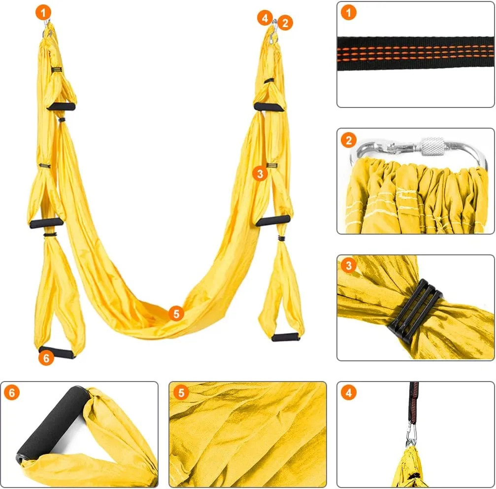 NewDoar Aerial Yoga Swing Parachute Aerial Yoga Hammock