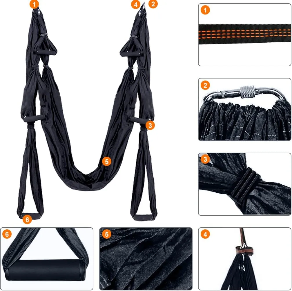 NewDoar Aerial Yoga Swing Parachute Aerial Yoga Hammock