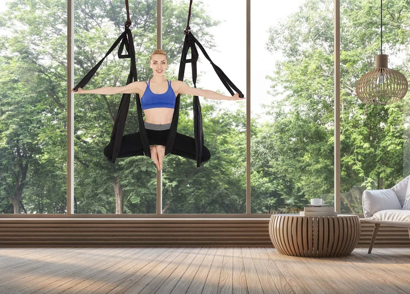 NewDoar Aerial Yoga Swing Parachute Aerial Yoga Hammock