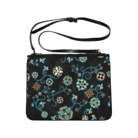 Ocean Bloom Slim Clutch Bag