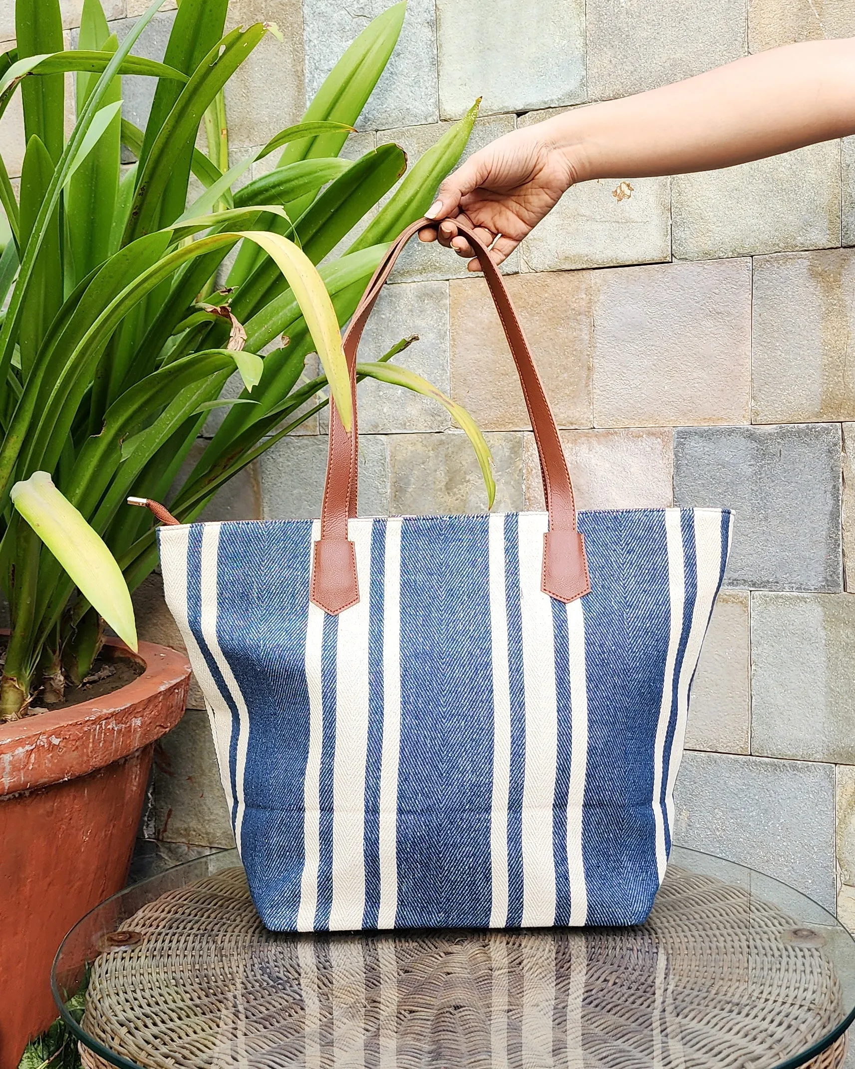 Ocean Waves Weekender Tote