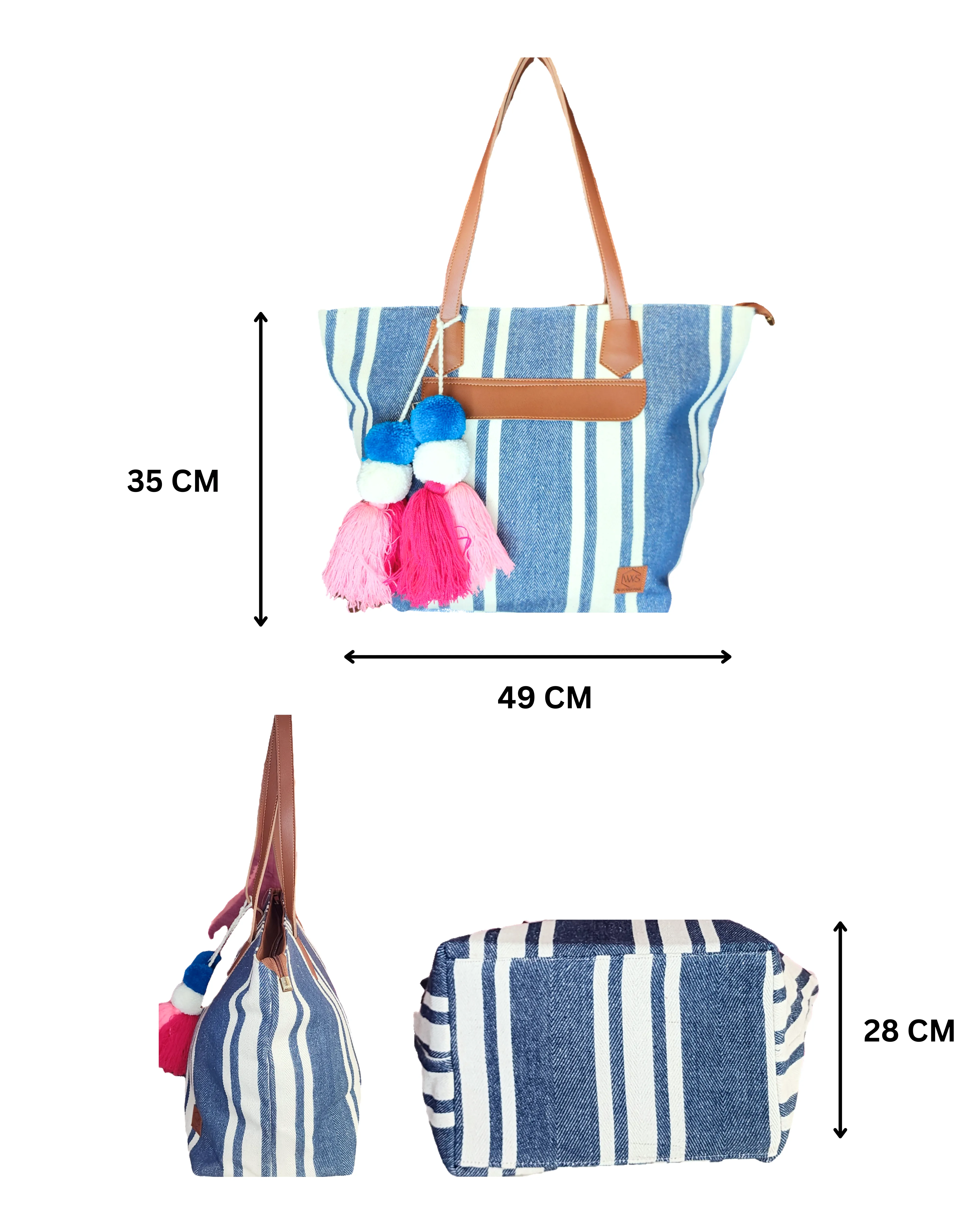 Ocean Waves Weekender Tote