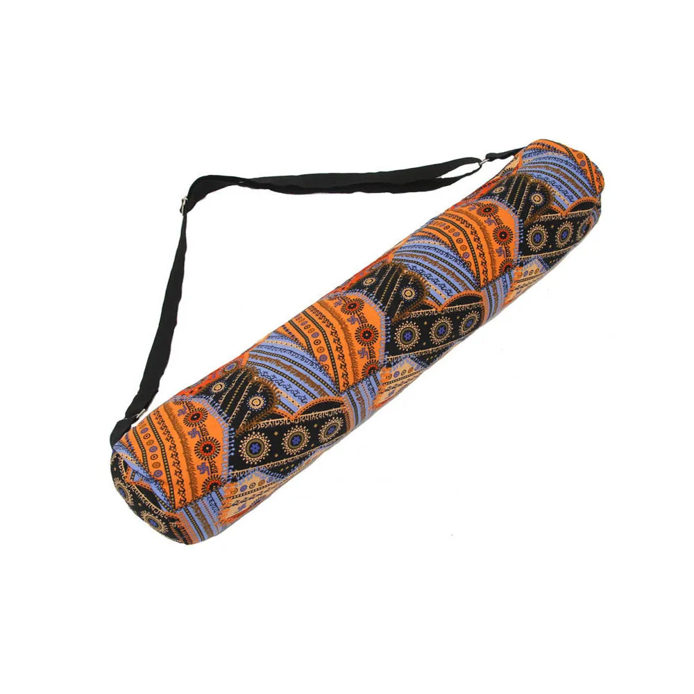 Om Orange Yoga Mat Bag Global Groove