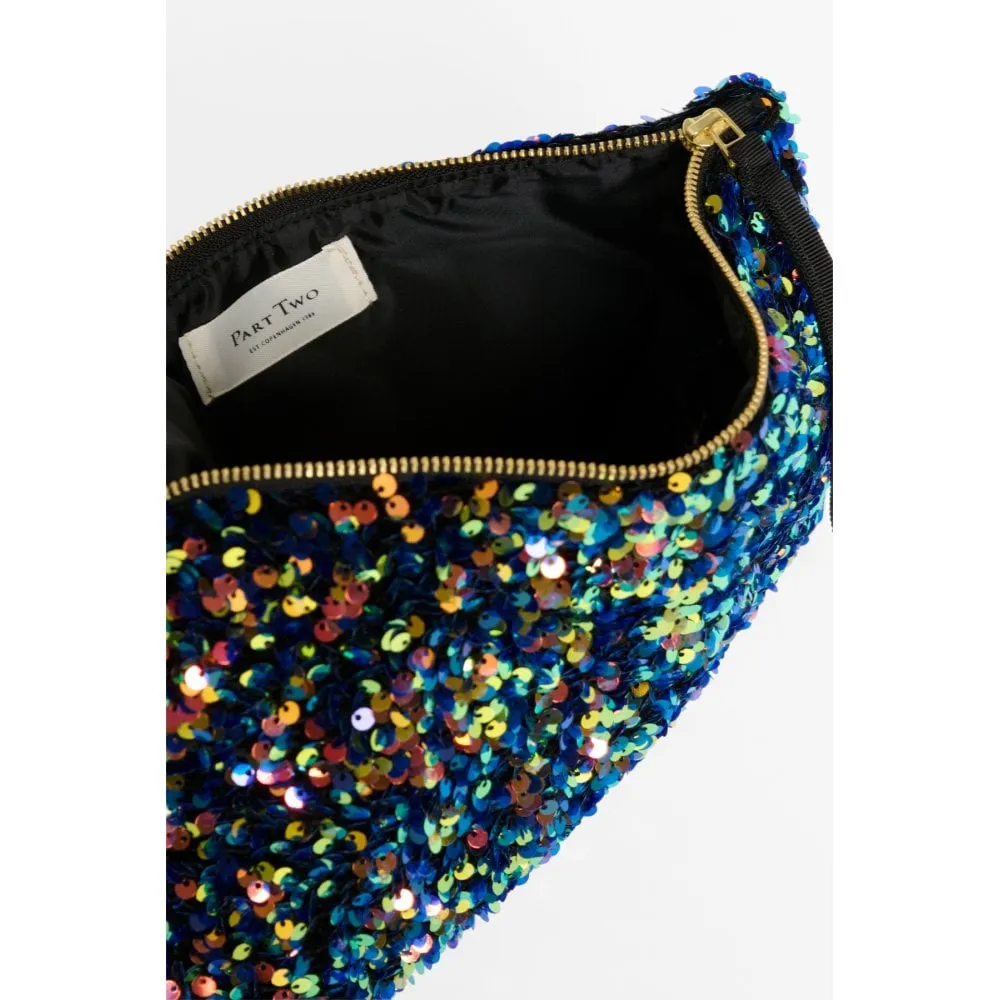 PART TWO DENIA MULTI COLOUR SEQUIN CLUTCH BAG