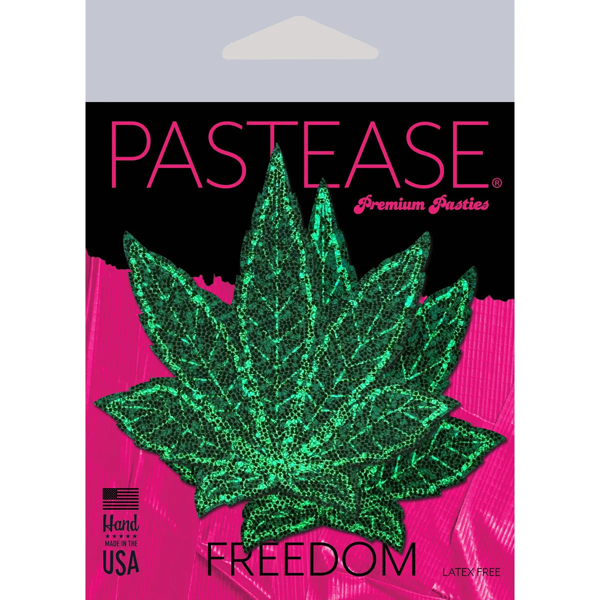 Pastease Glitter Pot Leaf Pasties Green