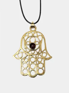 Pendant Necklace - Hamsa Hand Amulet