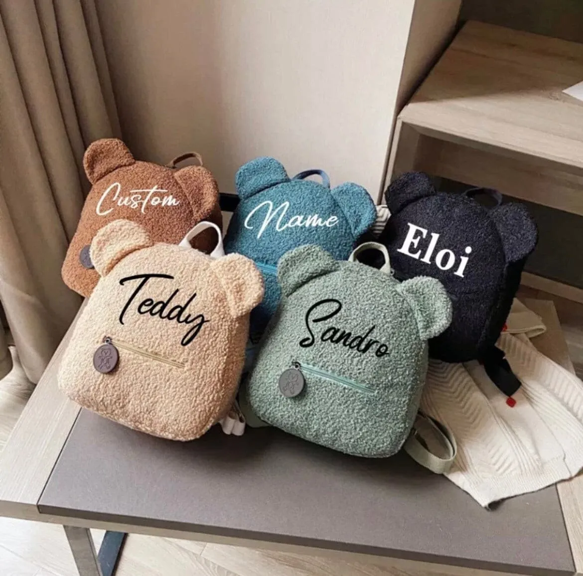 Personalised Kids Backpack with Embroidered Name for Kids