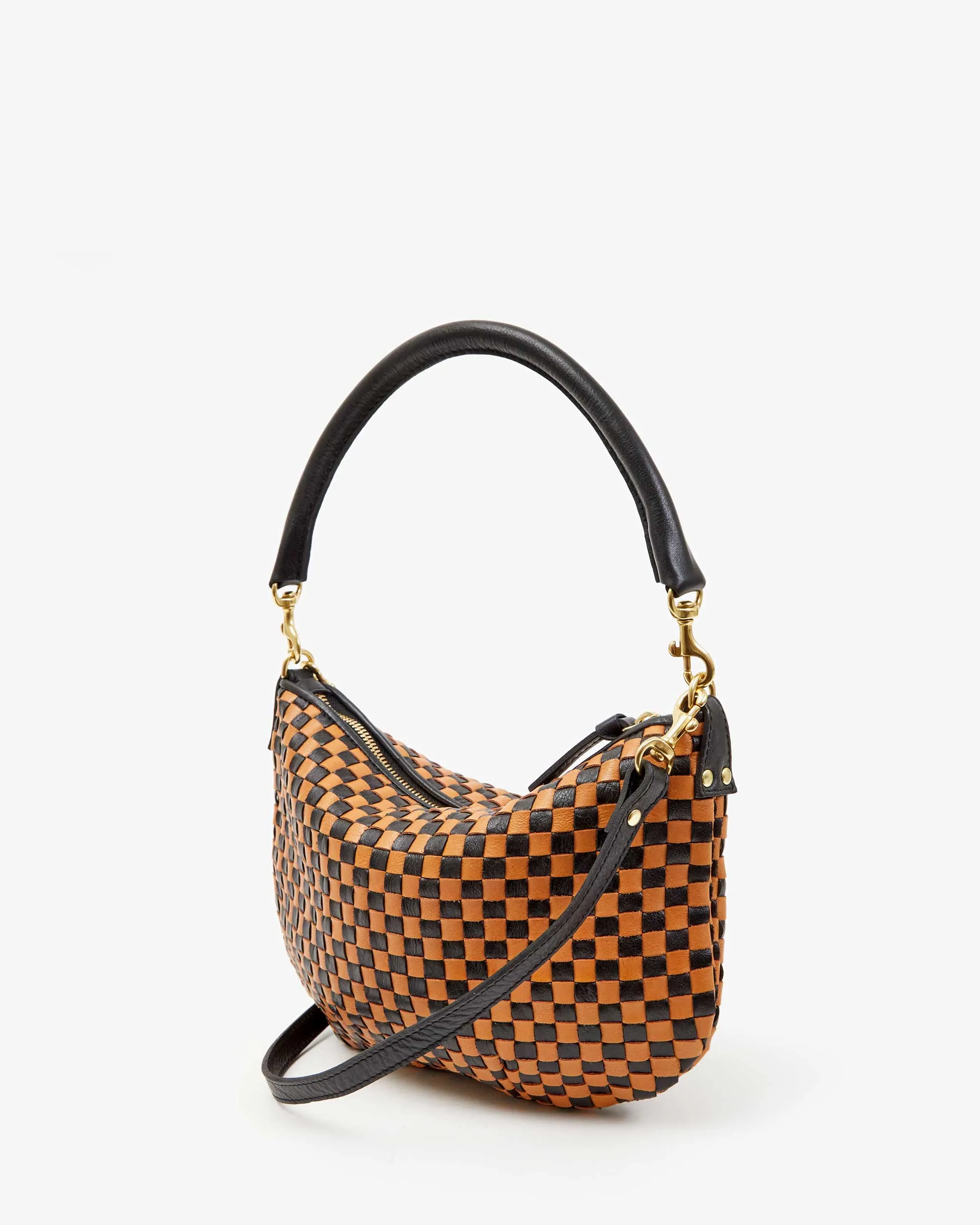 Petit Moyen Messenger -  Woven Checker