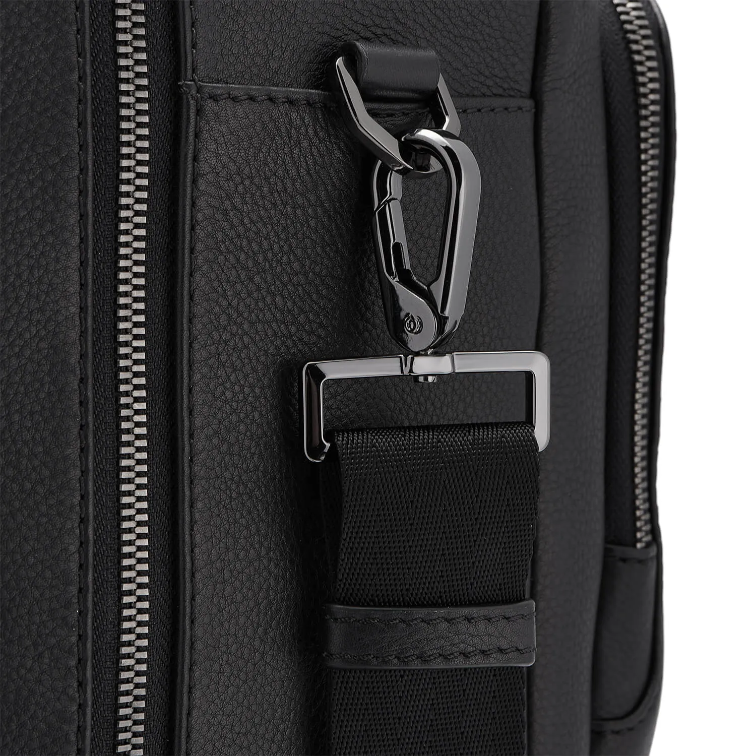 Porsche Design Roadster Leather Weekender - Black