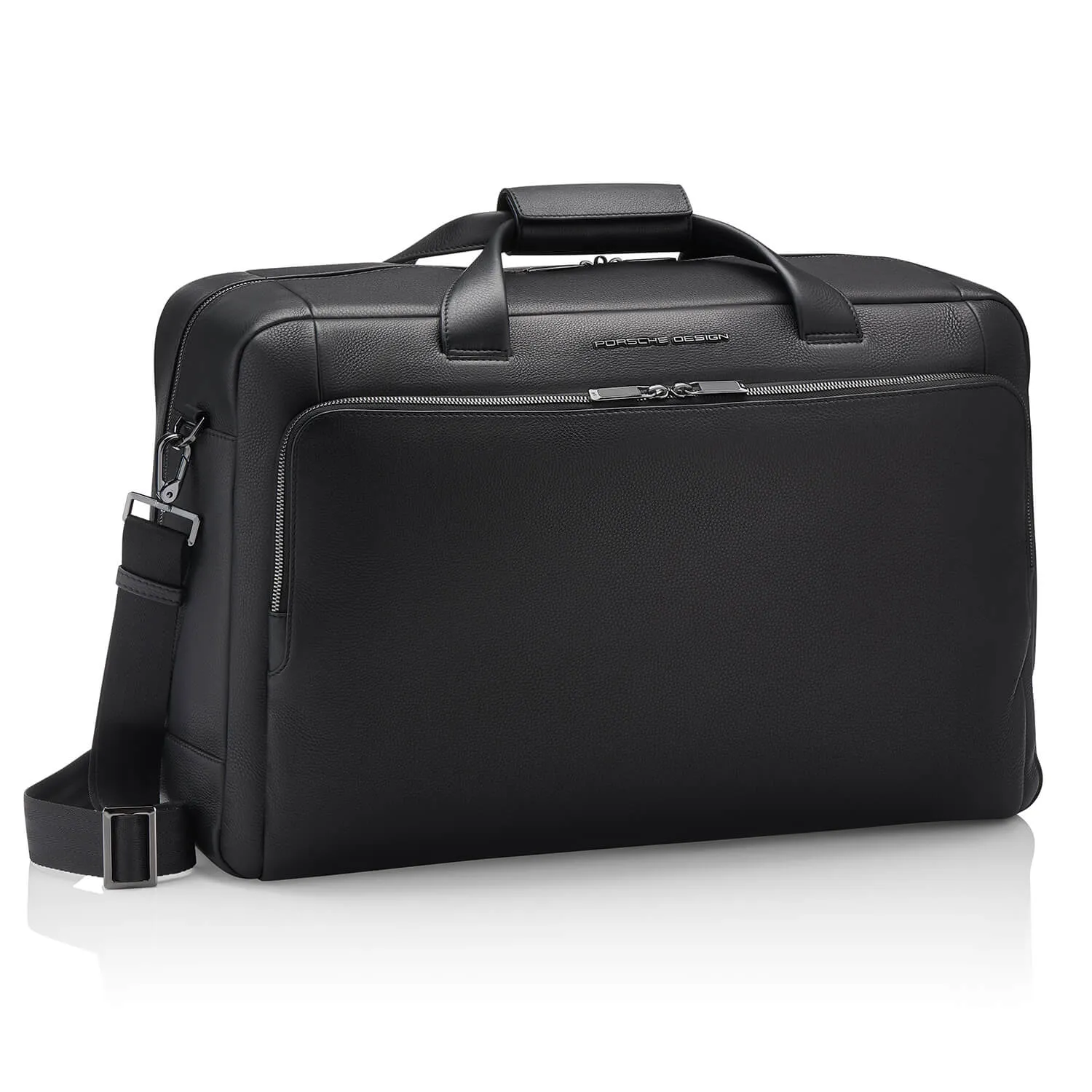 Porsche Design Roadster Leather Weekender - Black