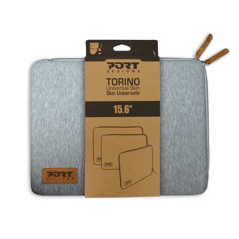 Port Designs Torino 14"/15.6'' Laptop Sleeve - Grey | 140385