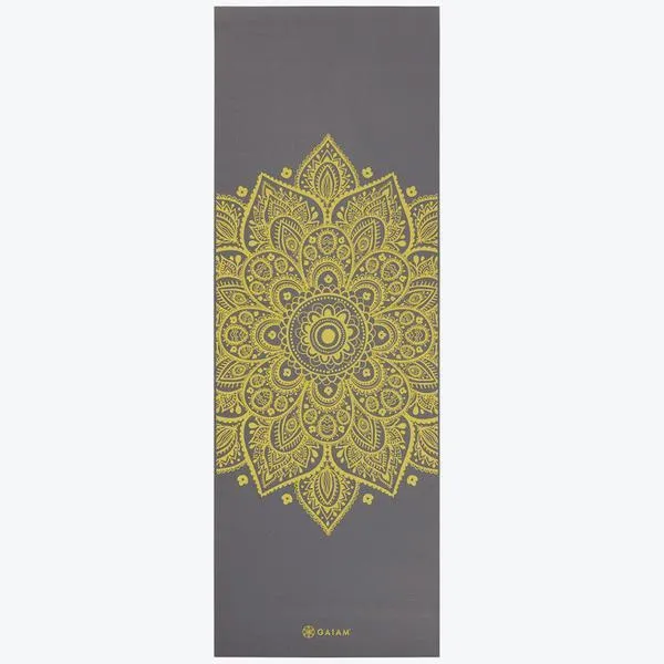 Premium Citron Sundial Yoga Mat (6mm)