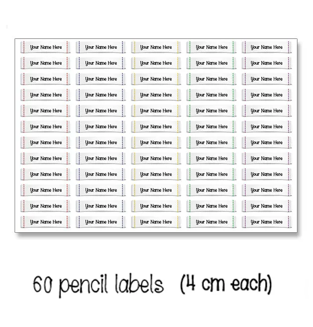 ""Cherries" School labels Packs