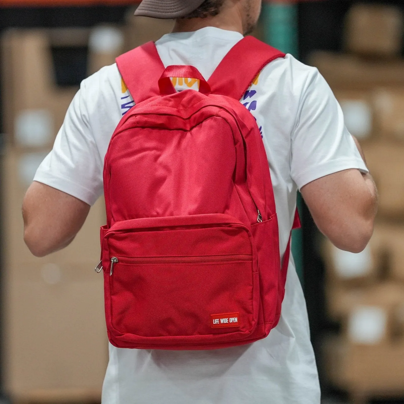 Red Daily Backpack