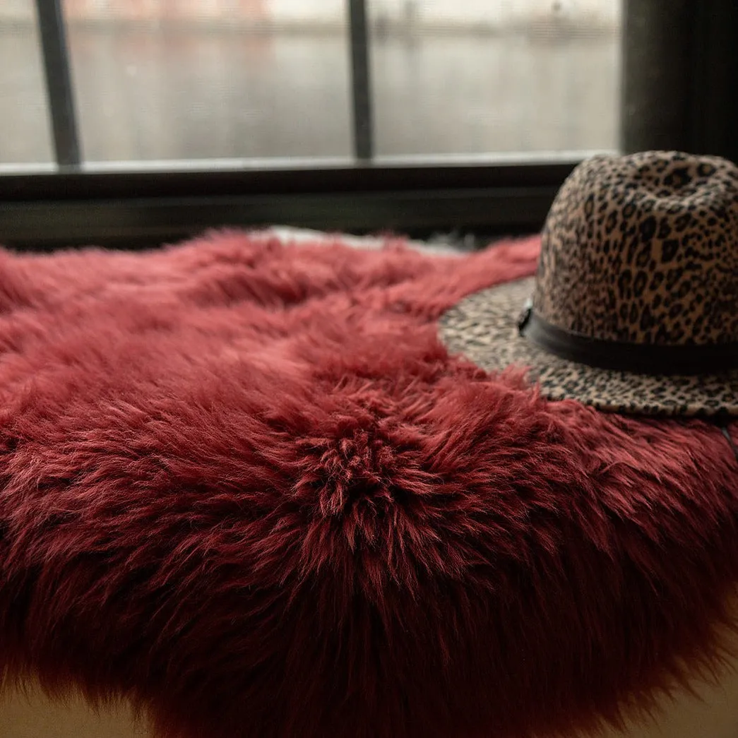 Red Jasper Sheepskin