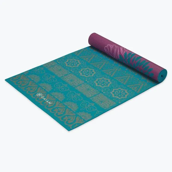 Reversible Kiku Yoga Mat (6mm)