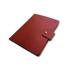 Rust Leather Organizer - IPAD/Macbook 12 inch - Notebook - Mobile & Accessories