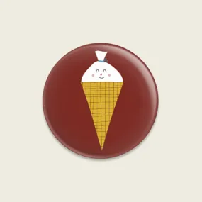 ''School Cone'' Button