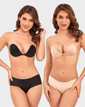 SheCurve®Invisible Sticky Push Up Bra (2 Pack)