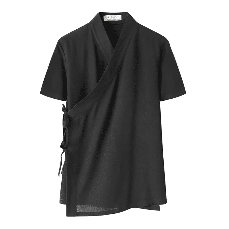 Short Sleeve Hanfu Shirt