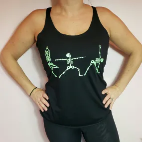 Skeleton Yoga Racerback Tank