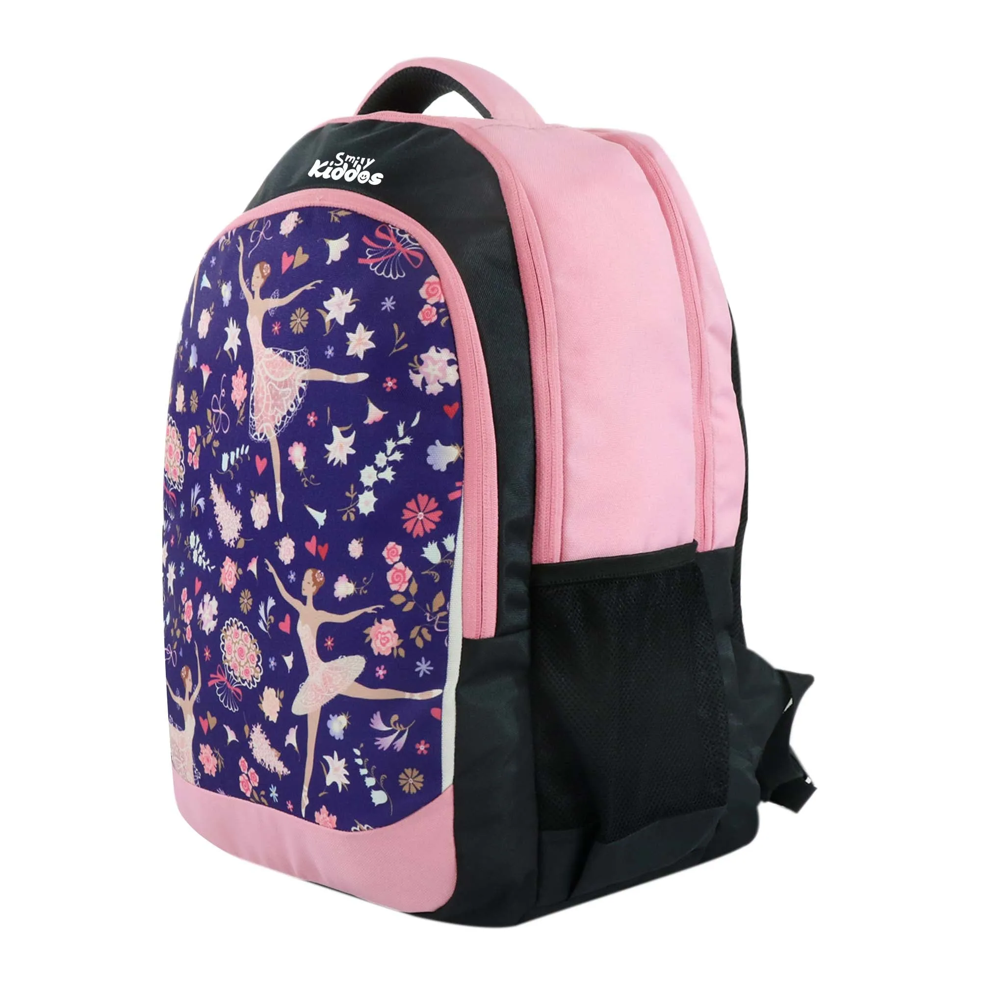 Smily Kiddos Junior Ballerina Violet School Backpack