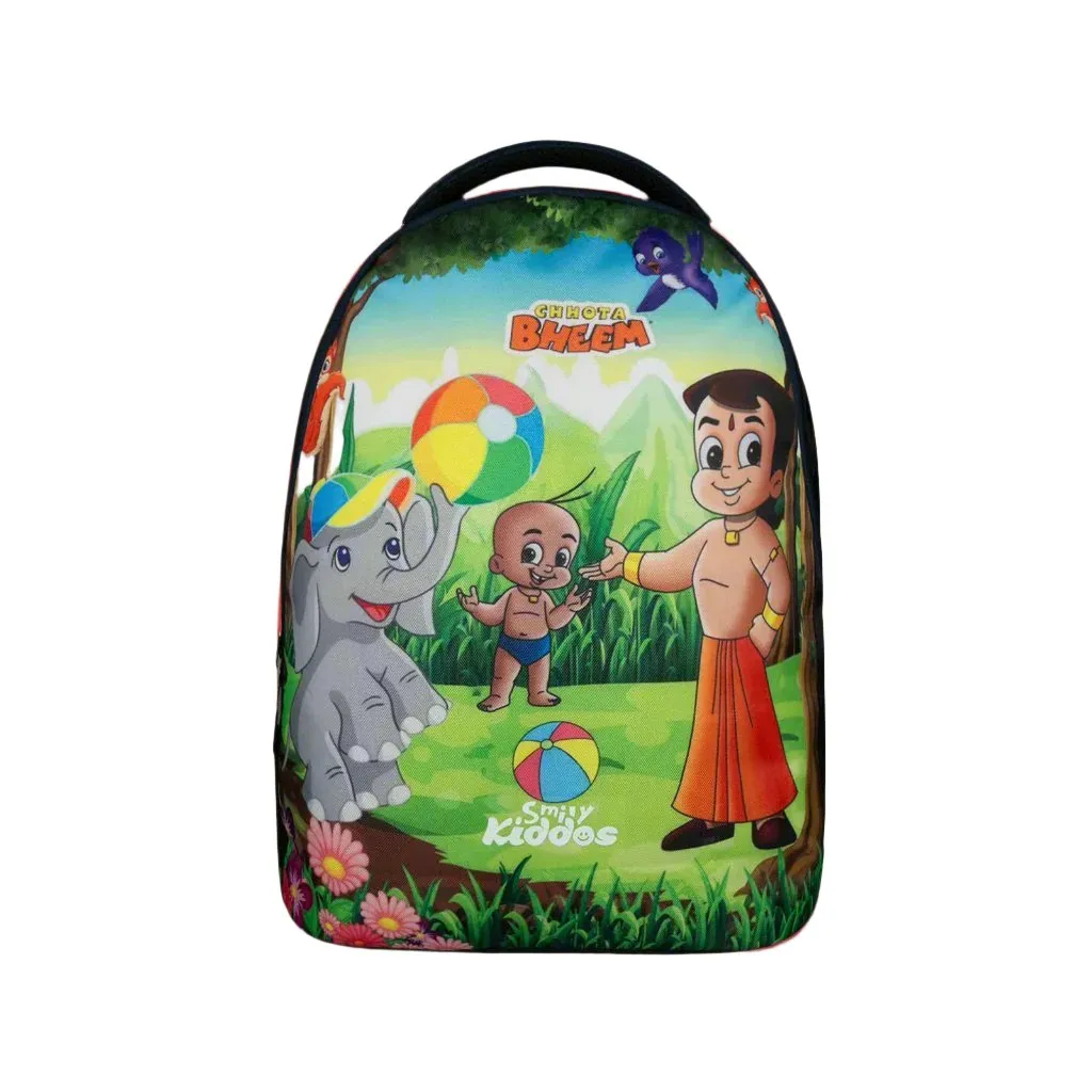 Smily Kiddos - Licensed Chhota Bheem Junior Backpack 2 - N Blue & Black