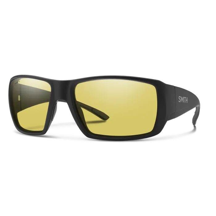 Smith Optics Guide's Choice XL ChromaPop Glass Matte Black Low Light Yellow