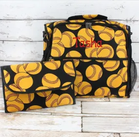 Softball Diaper Bag